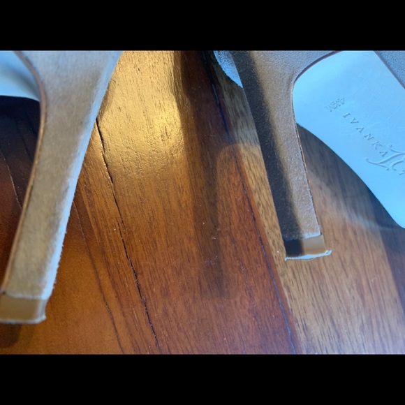 Ivanka Trump Beige suede ankle booties - Picture 8 of 8